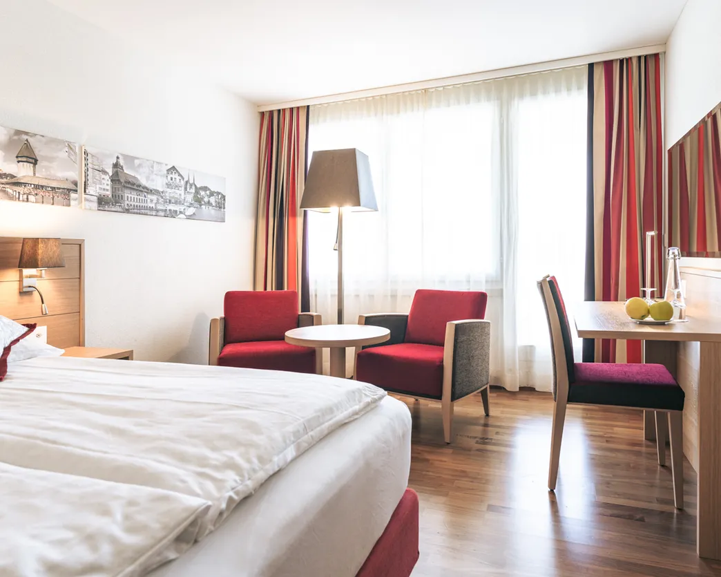 Doppelzimmer Standard Schlafzimmer Swiss Holiday Park