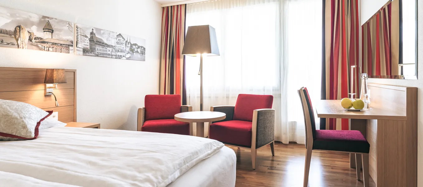 Doppelzimmer Standard Schlafzimmer Swiss Holiday Park